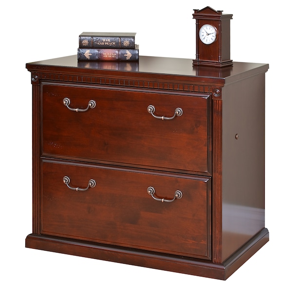 Huntington Club Huntington Club 2 Drawer Lateral File in Vibrant Cherry IMHCR450D - main